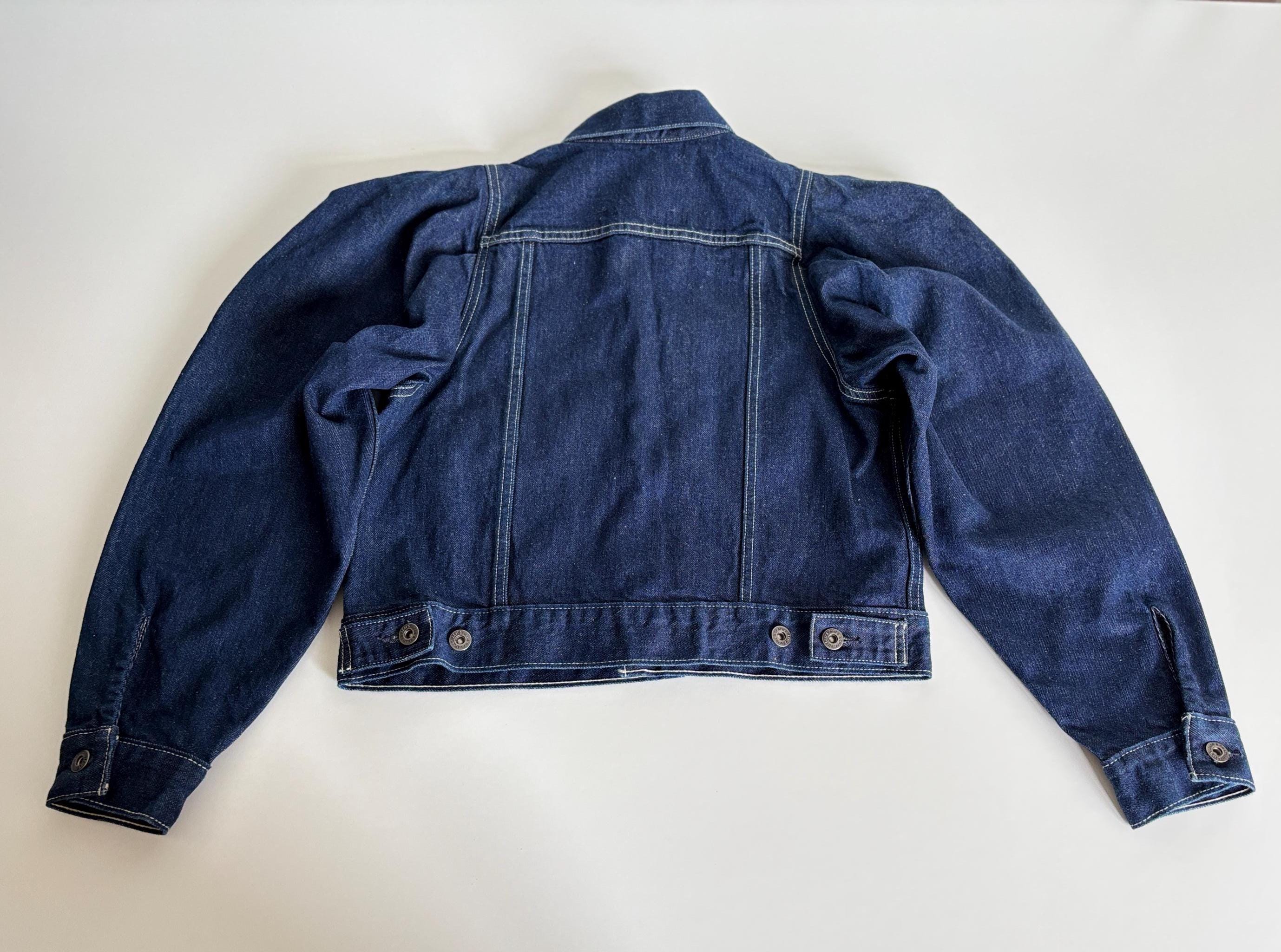 Levi's Made & Crafted Denim Jacket, Puff Sleeve Cropped Trucker
