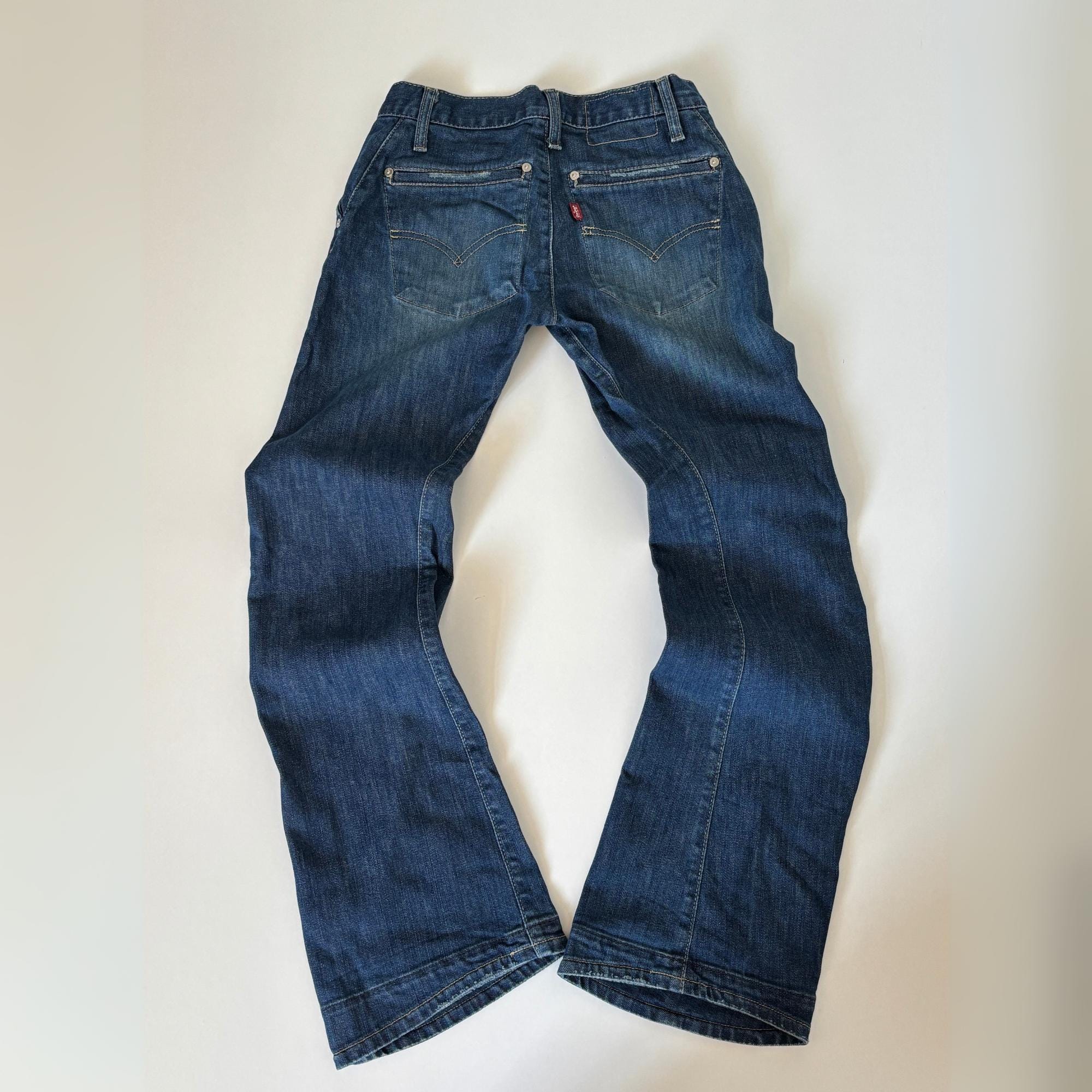 Levi's Engineered Jeans W26 L30: Y2K Slim Fit Twisted Leg Denim - Etsy
