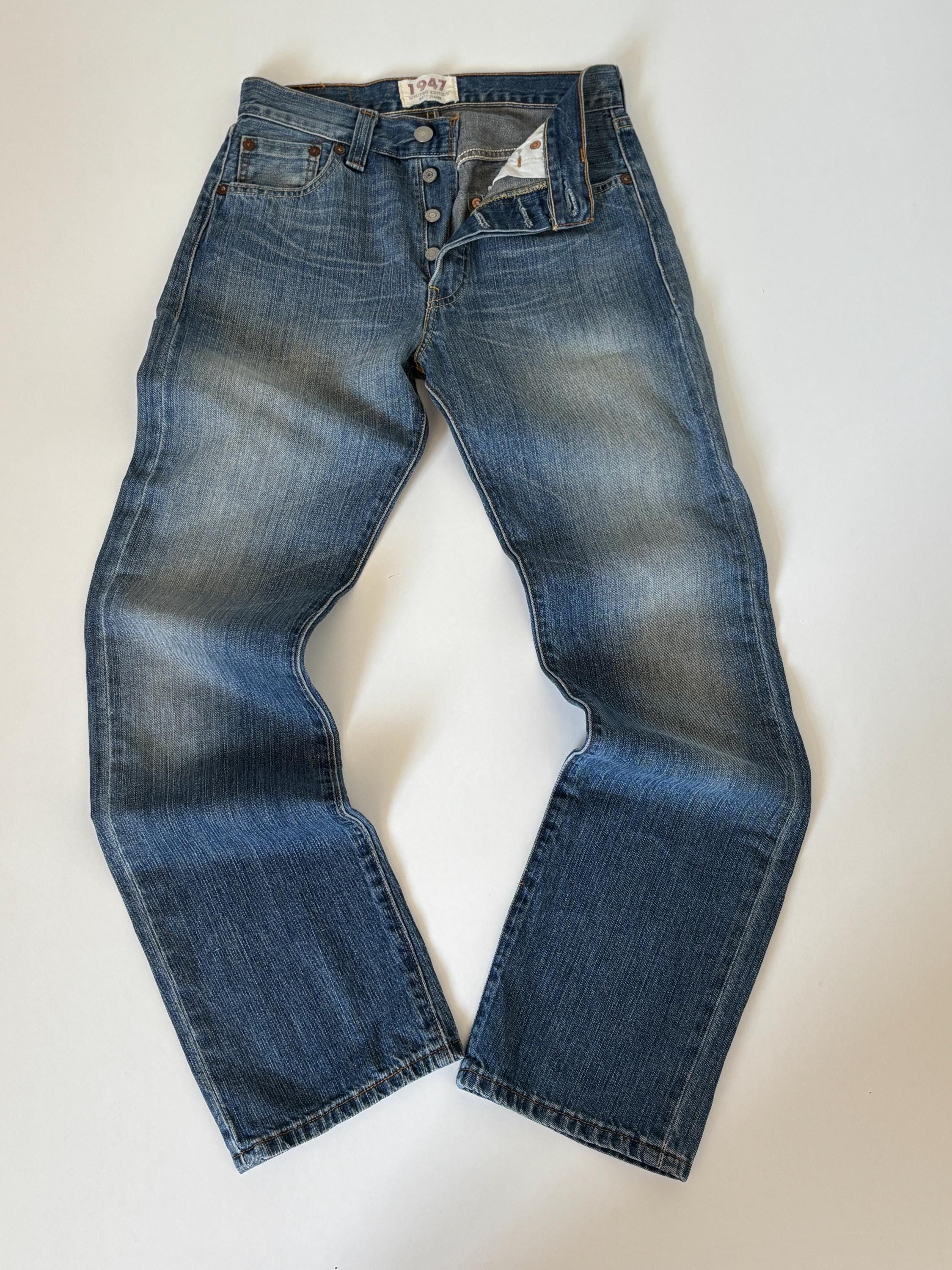 Vintage Levi's 501 Jeans W29 L32: Light Wash Straight Leg Denim - Etsy