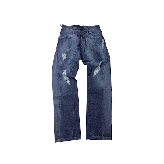 Vintage Levi's Engineered Jeans: Twisted Leg Distressed Denim (W38
