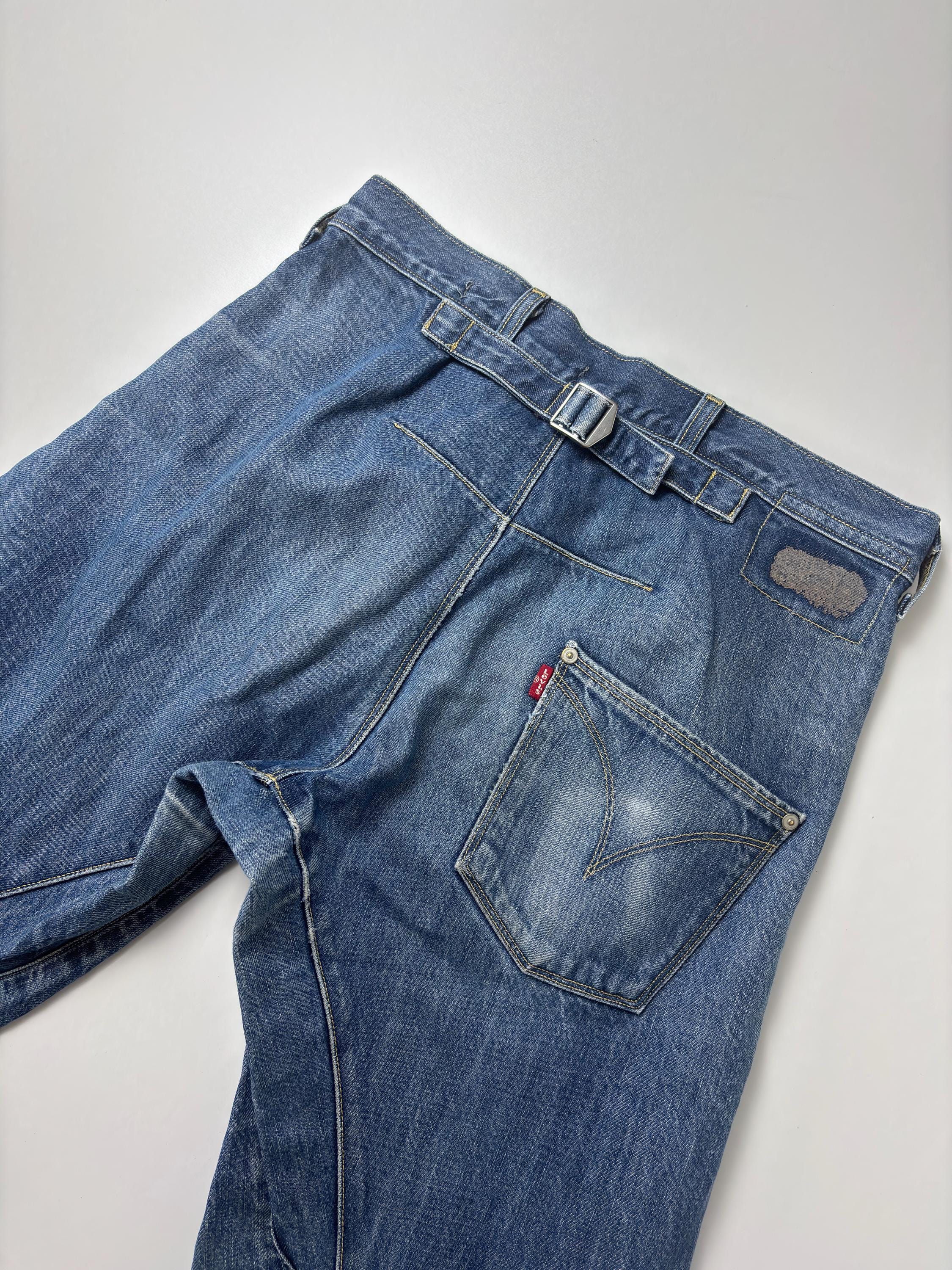 Levis Engineered Cinch Back - Etsy