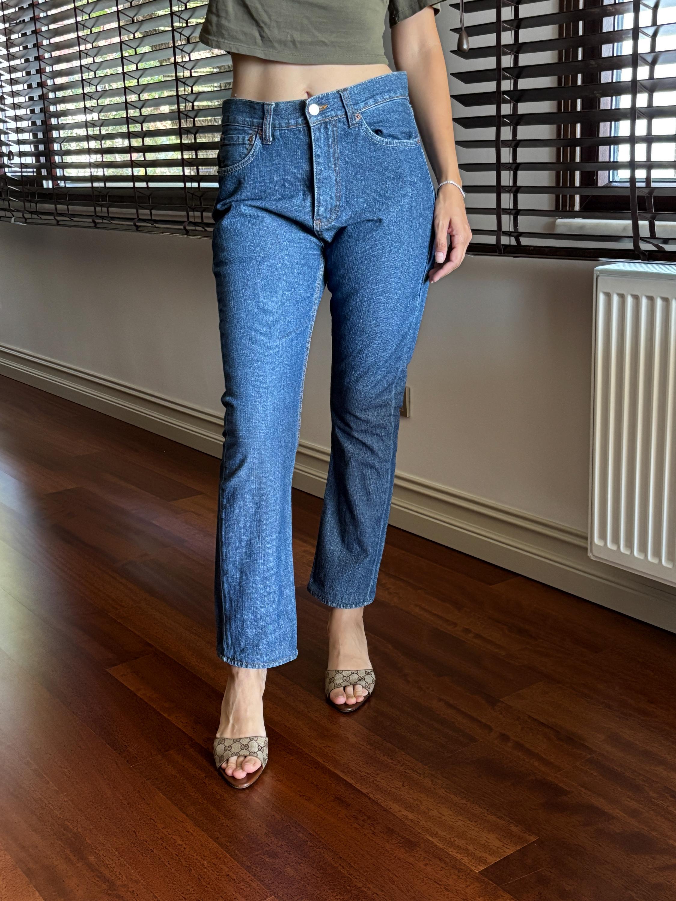 Vintage Levi's 501 Jeans W30 L34: Textured Denim, Cropped Hem - Etsy