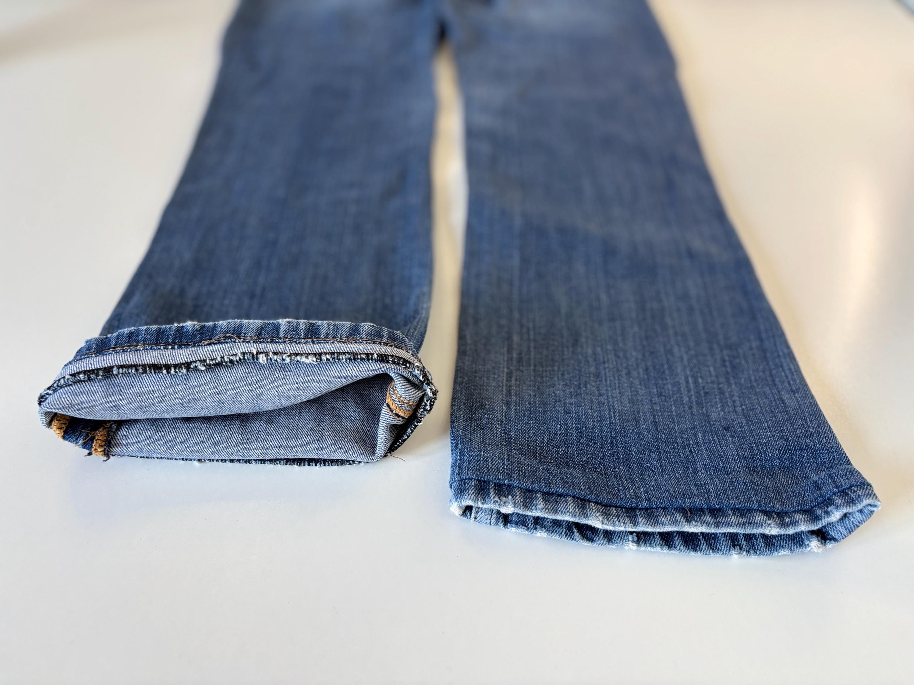 Vintage D&G Dolce Gabbana Jeans | 90s Distressed Blue Denim Pants 