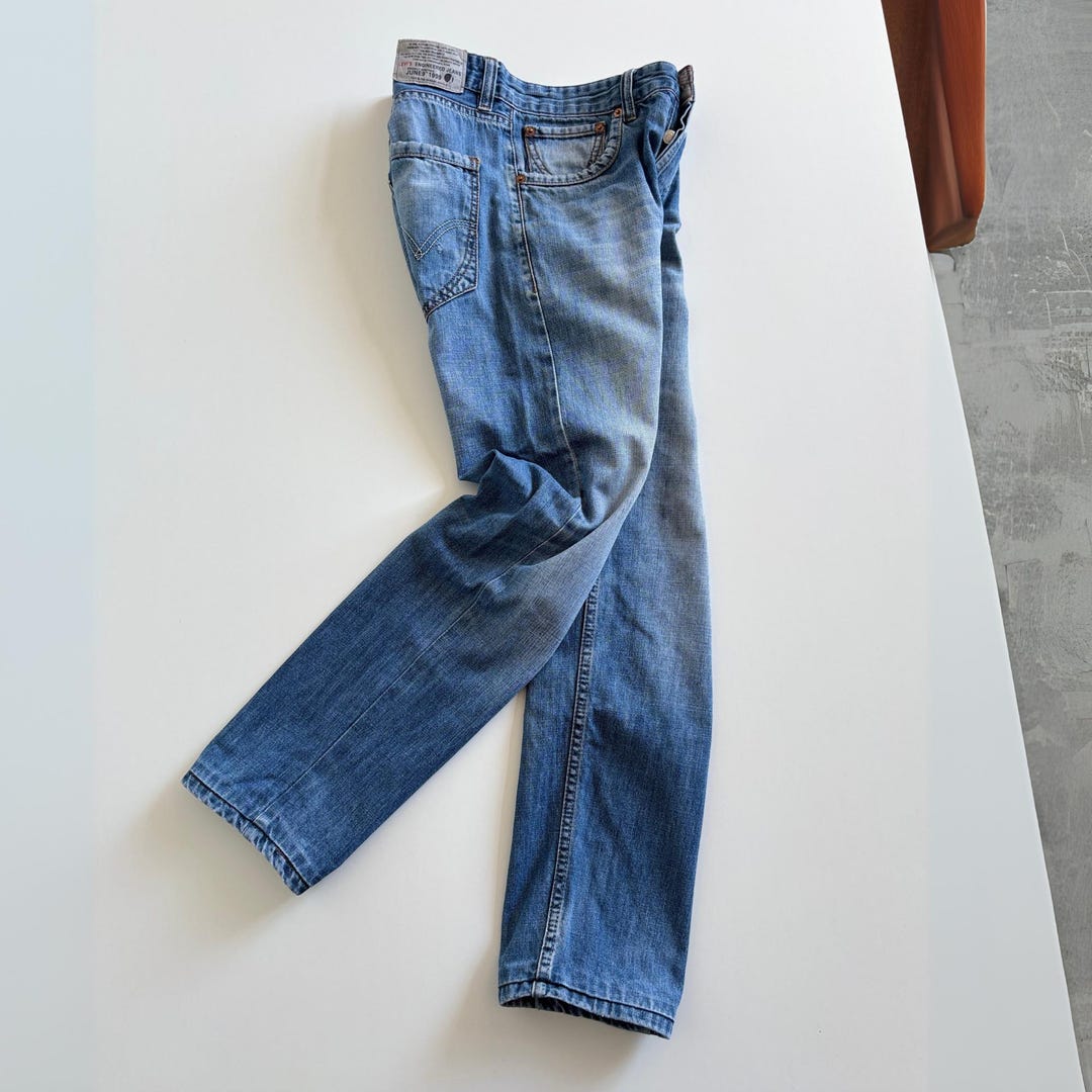 Vintage Levi's Engineered Jeans: 1999 Y2K Twisted Leg Denim - Etsy