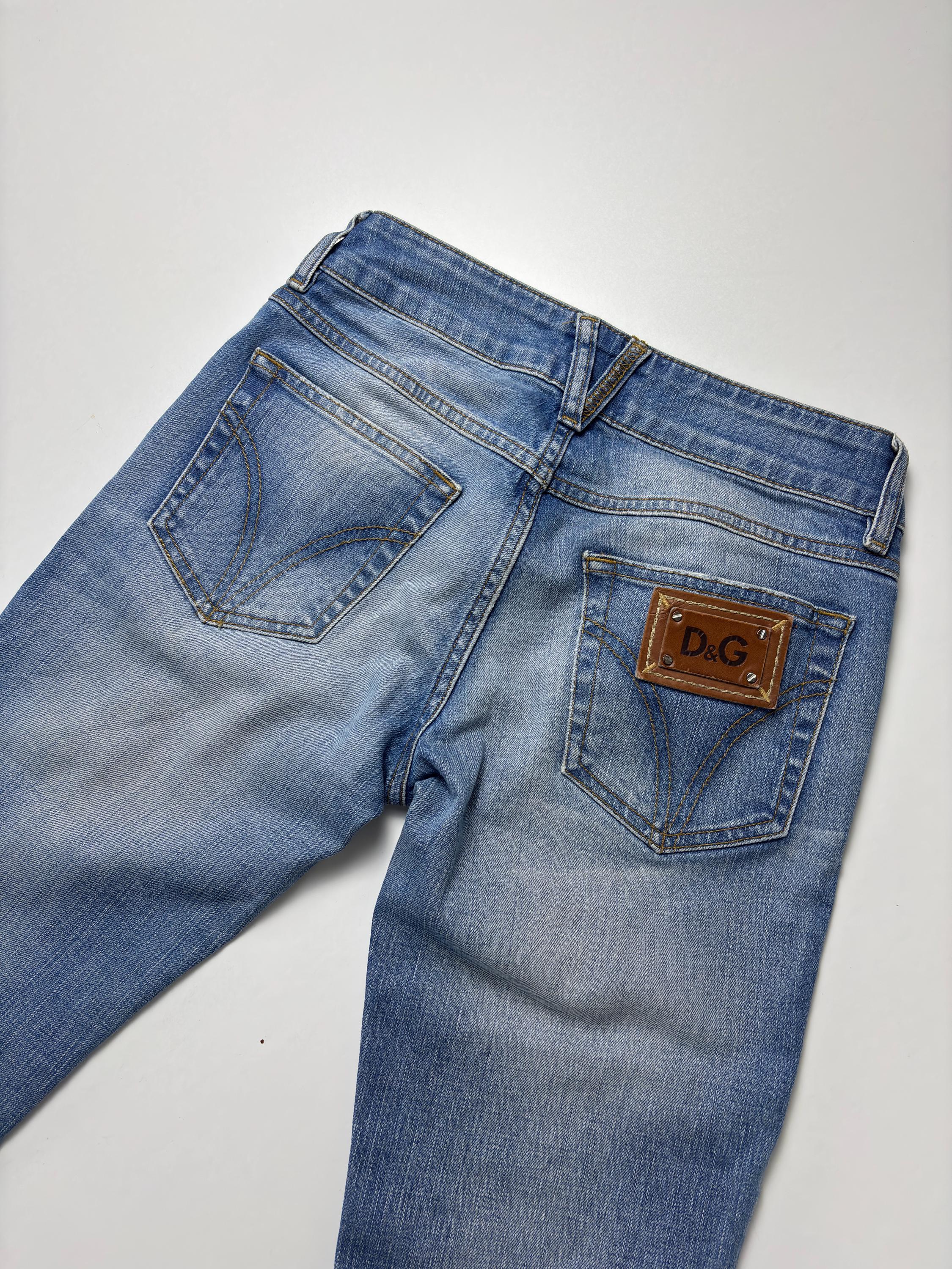 D&G Dolce Gabbana Y2K Bootcut Jeans, Low Rise, Size 25 - Etsy