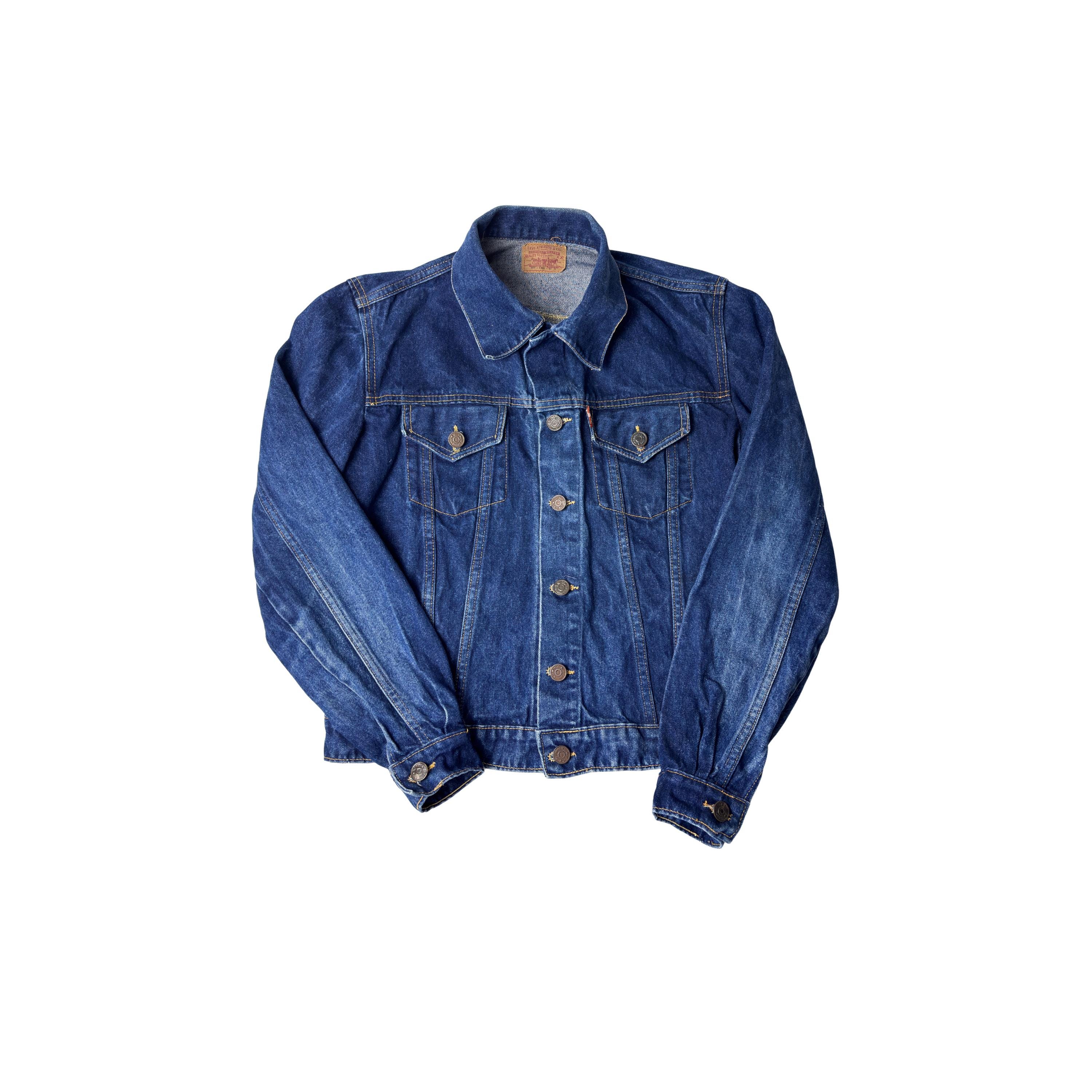 Vintage Levi's 507 Denim Trucker Jacket: Dark Indigo Red Tab, USA