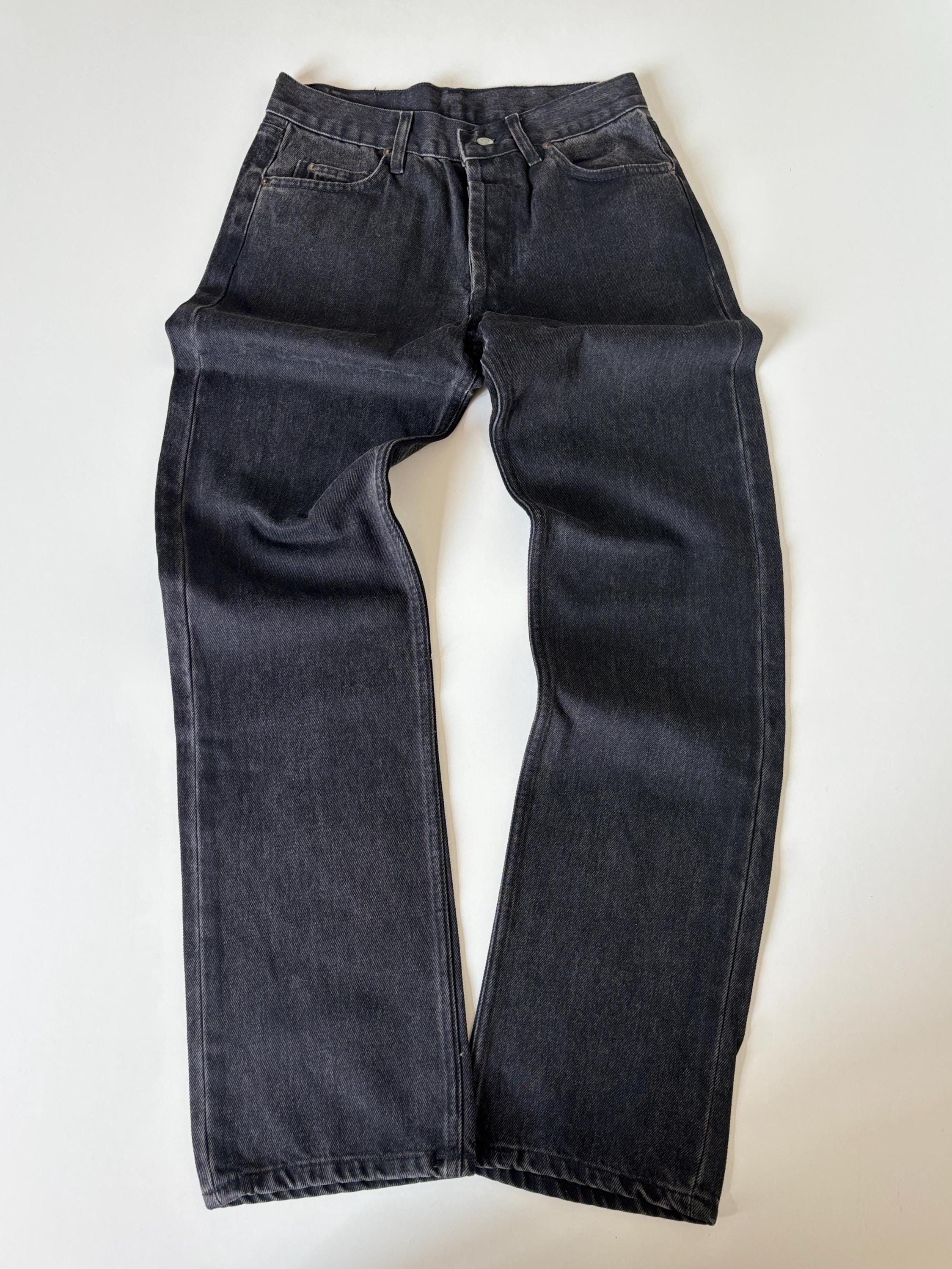 Vintage Levi's 501 Black Denim Jeans: 90s Deadstock Made in USA