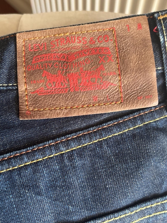 Levi's Red Stitch Straight Fit Jeans W34: Unique Vintage Style - Etsy