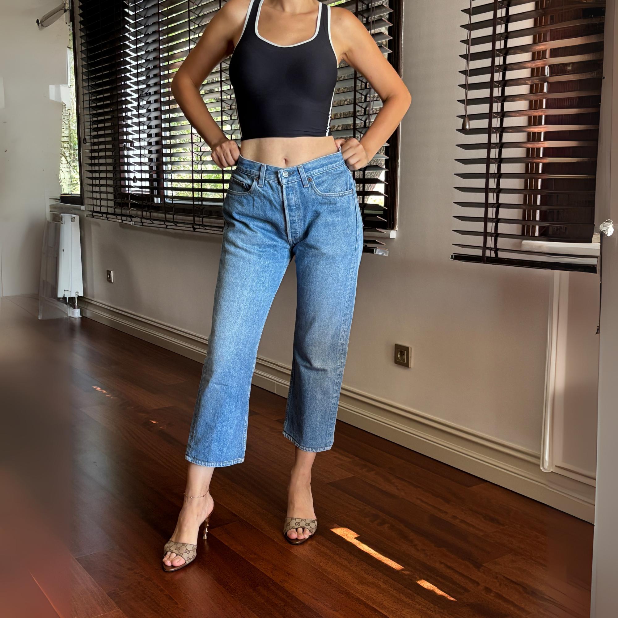 Vintage Levi's 501 Jeans: 90s Light Wash Denim, USA Made W32 L30