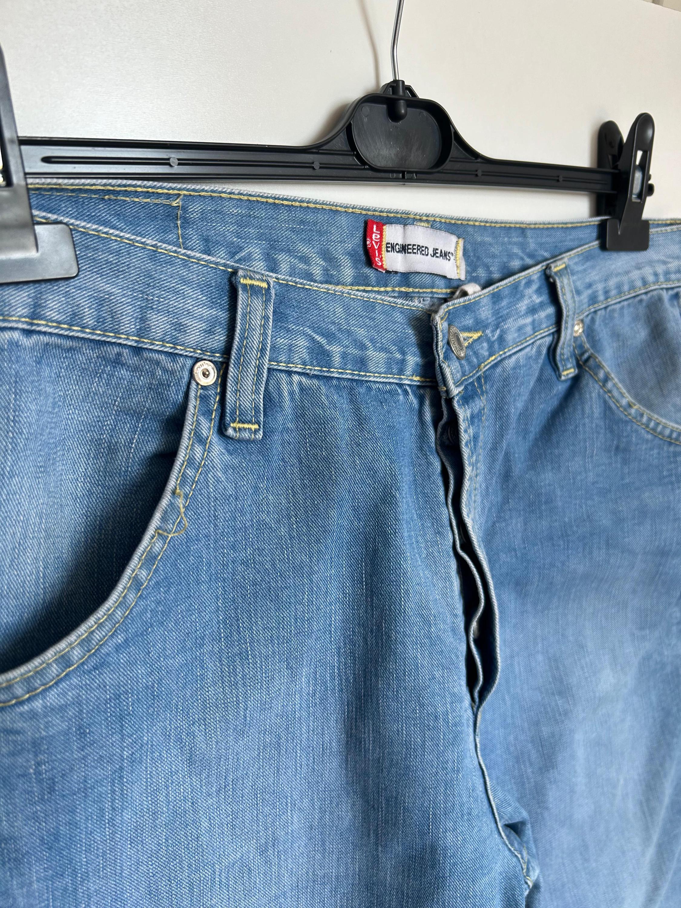 Vintage Levi's Engineered Jeans W34: 1st Gen Wide Leg, Twisted