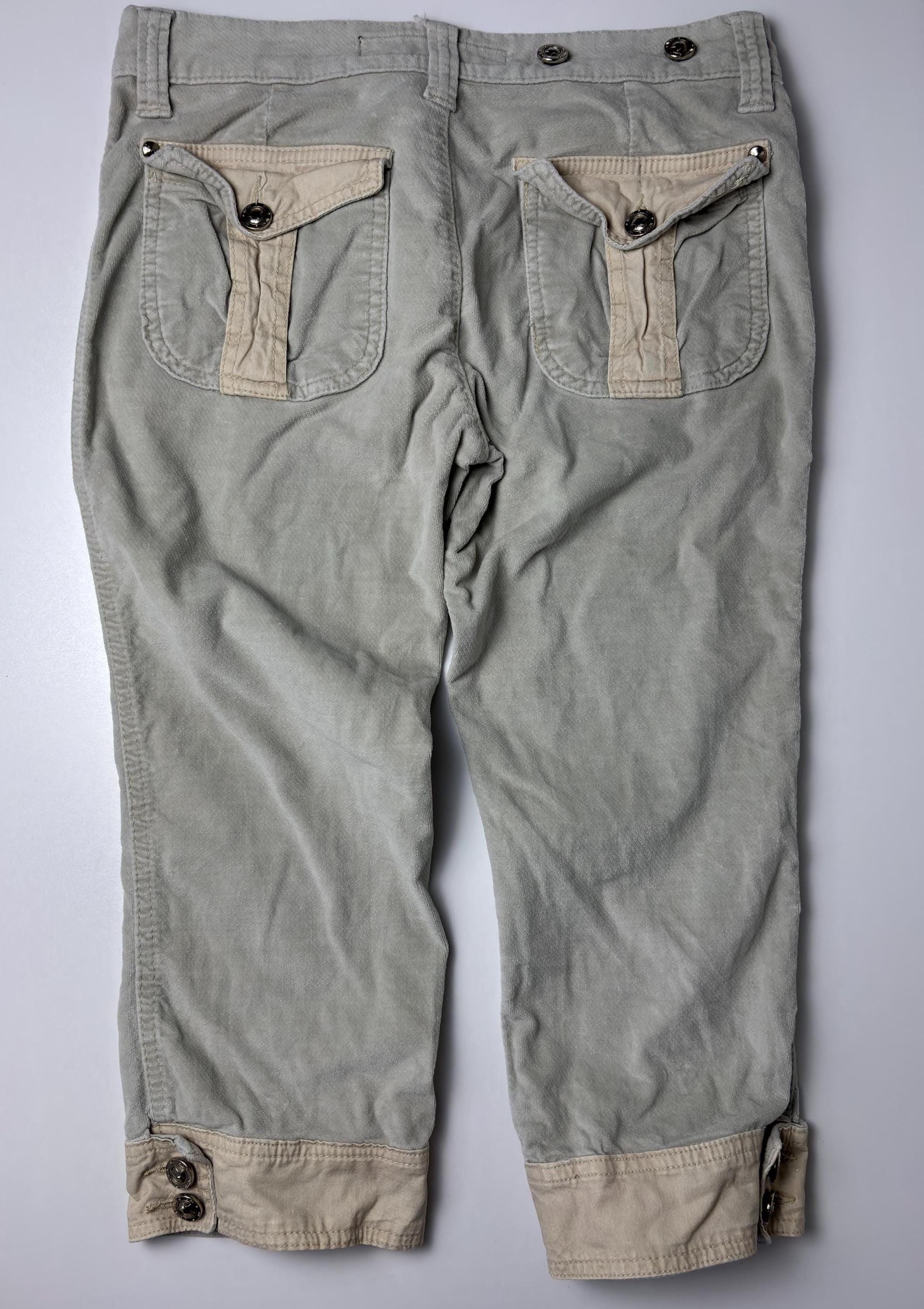 Vintage Just Cavalli Crop Pants: 90s Designer Utility Capri W28 - Etsy