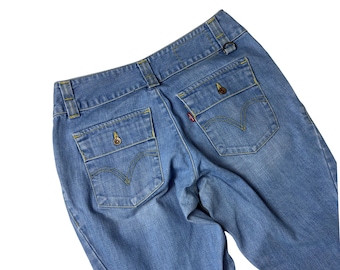 Vintage Levi's Engineered Jeans W31: 1999 Y2K Twisted Leg Denim - Etsy