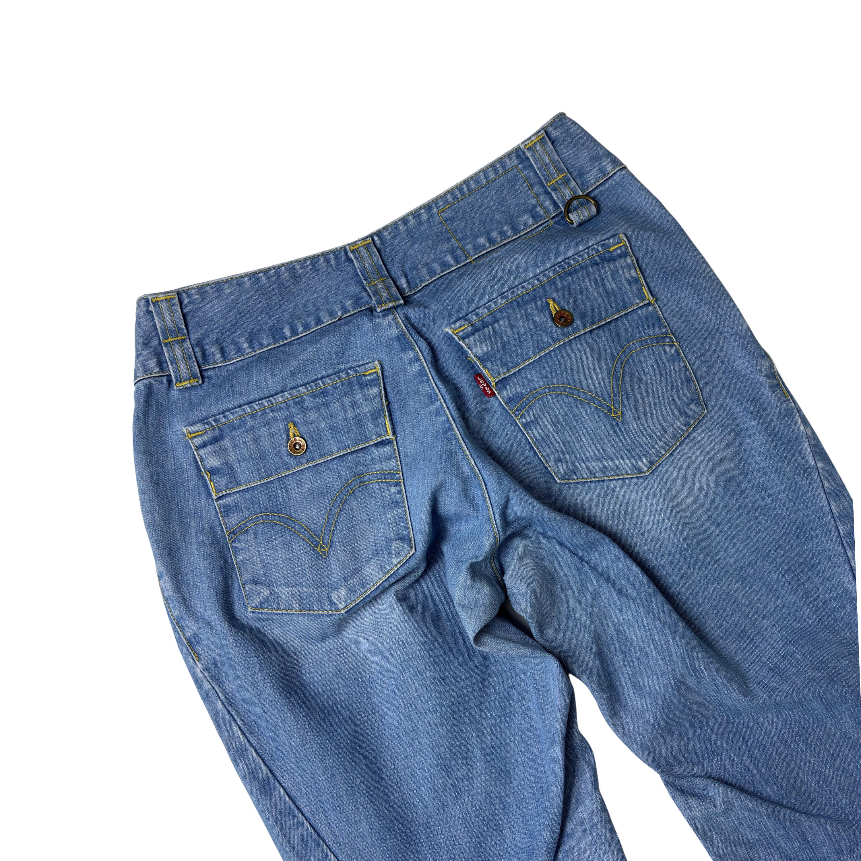 Vintage Levi's Engineered Jeans W29 Twisted Leg Rare Y2K Panel