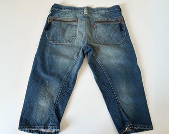 Vintage Levi's Engineered Jeans W31: 1999 Y2K Twisted Leg Denim - Etsy