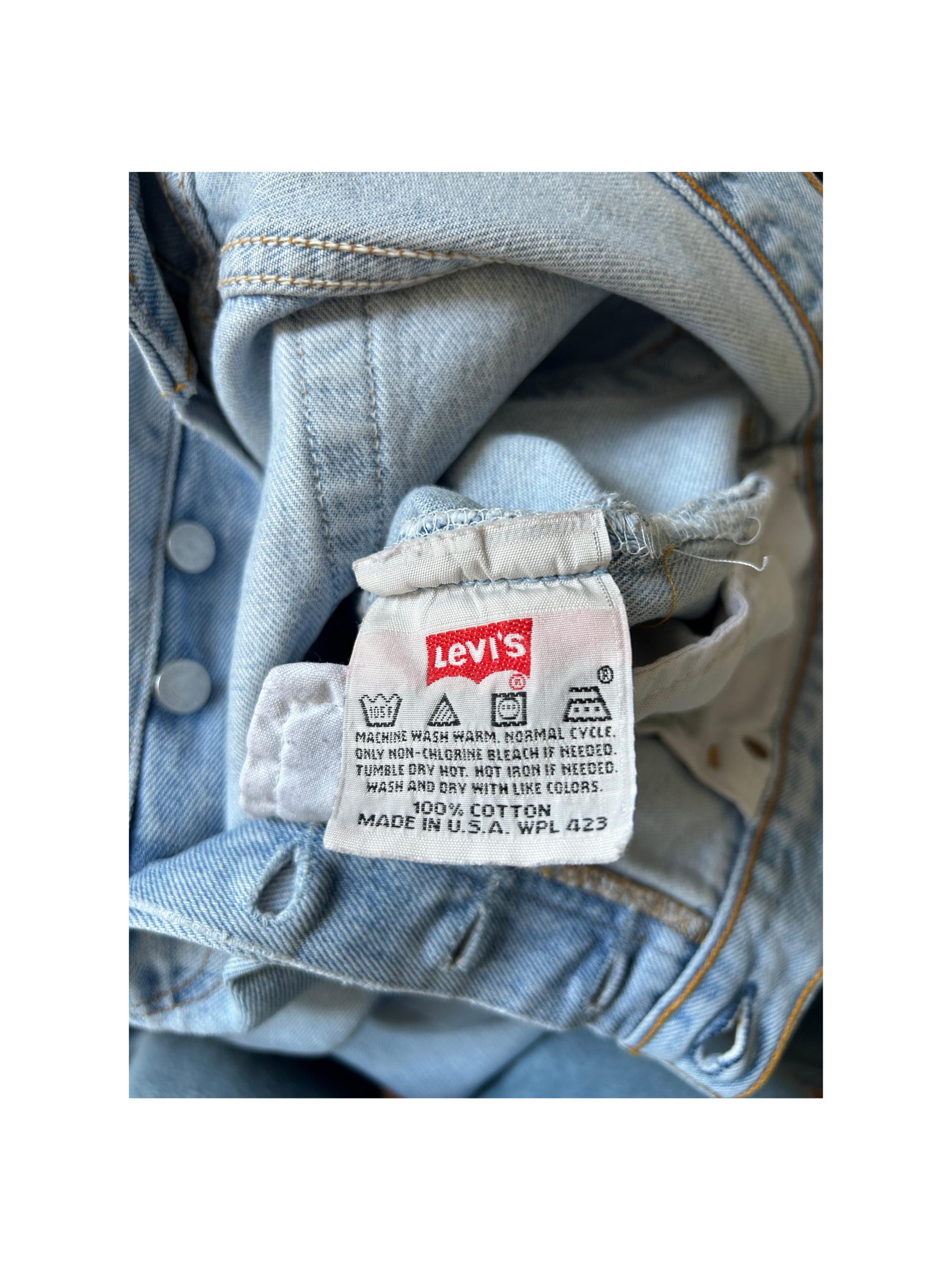 Vintage Levi's 501 Jeans W36 L30: Distressed Light Wash Denim, USA