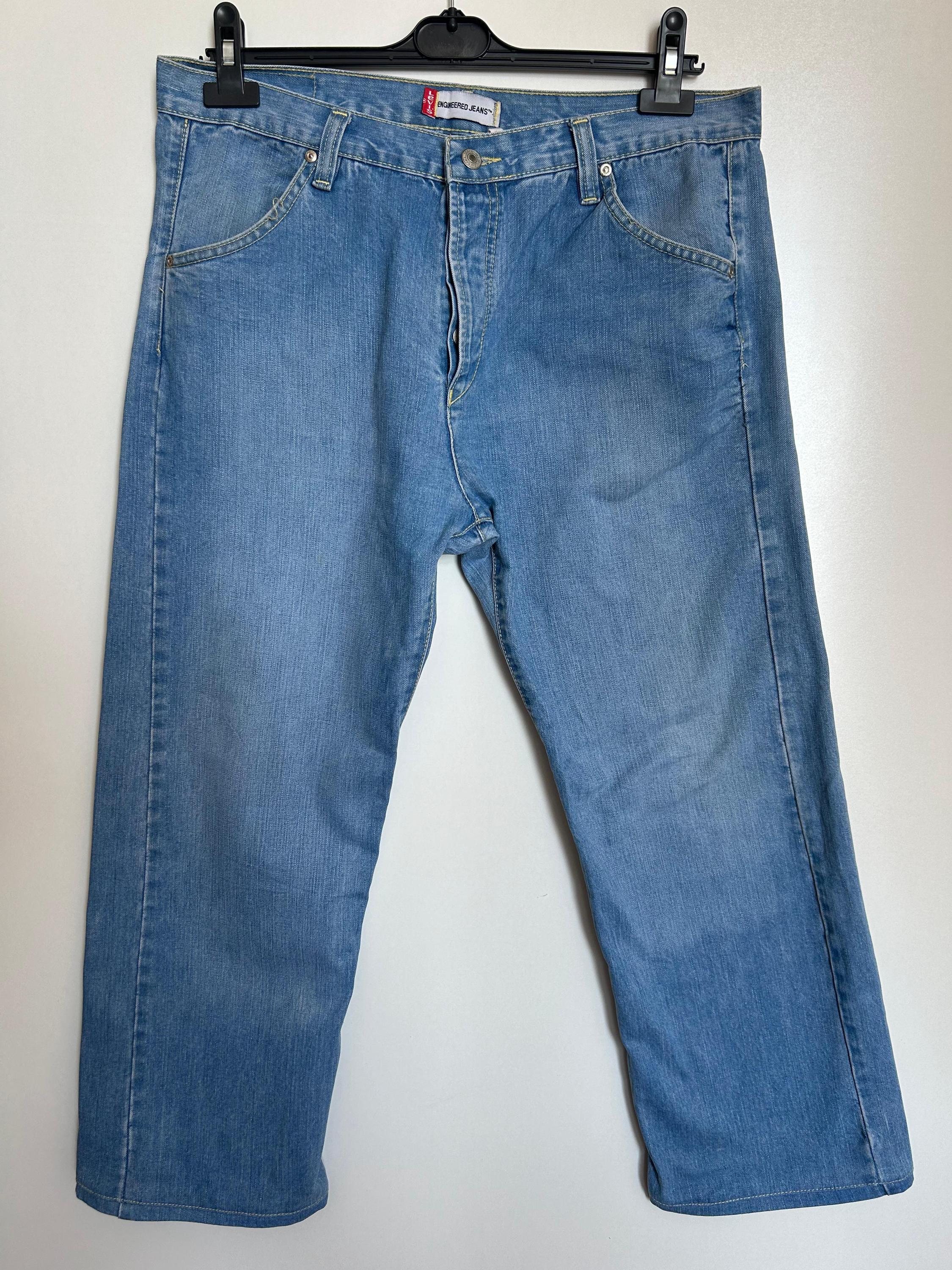 Vintage Levi's Engineered Jeans W34: 1st Gen Wide Leg, Twisted