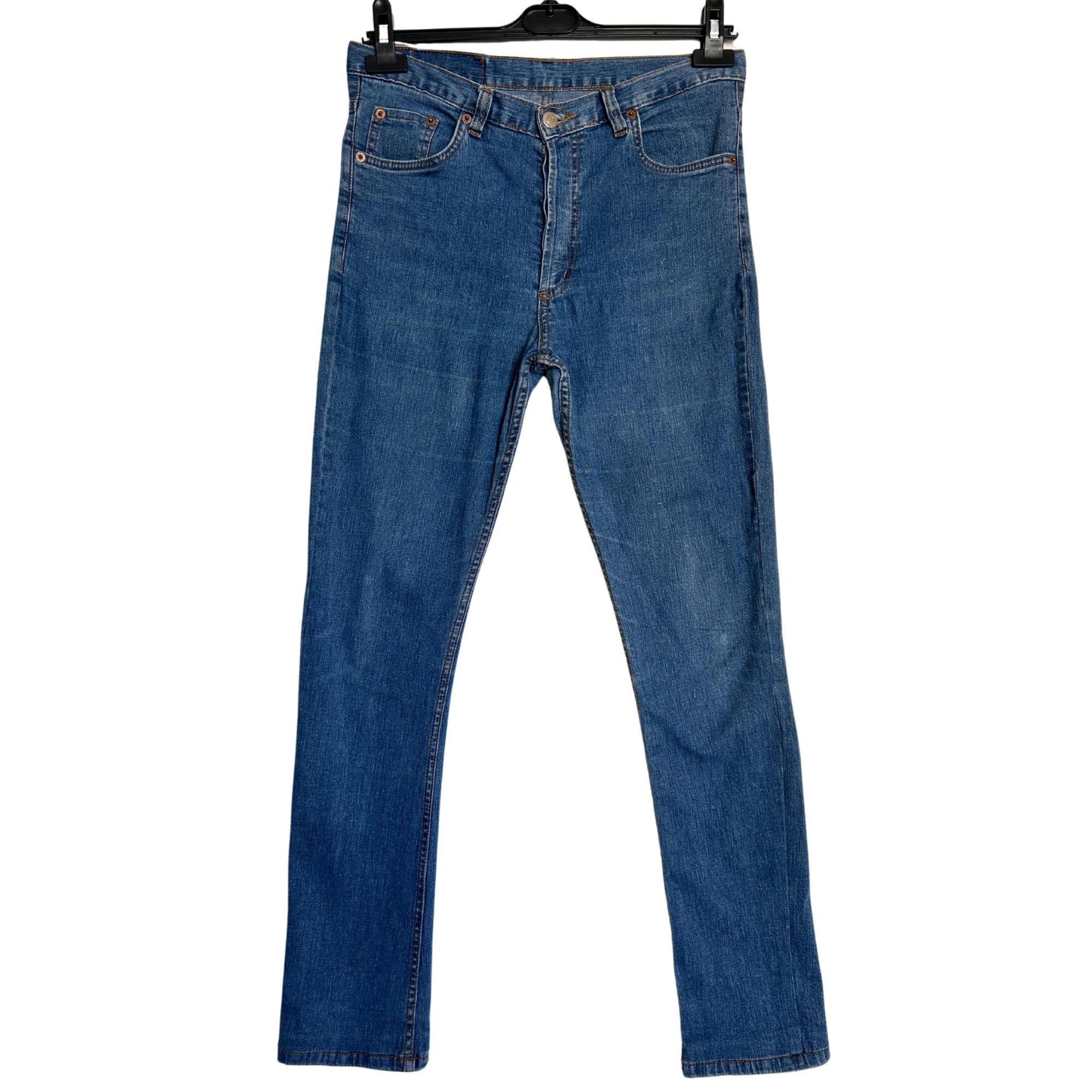 Vintage Levi's 501 Jeans W32 L34: 1996 USA Made Light Wash Denim