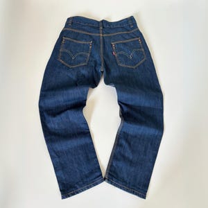 Levi&#39;s 501-0114 Jeans W30 L34 Dark Wash Red Tab Vintage Button Fly Straight Leg Classic Fit Levi’s Denim Pants 90s Y2K Essential