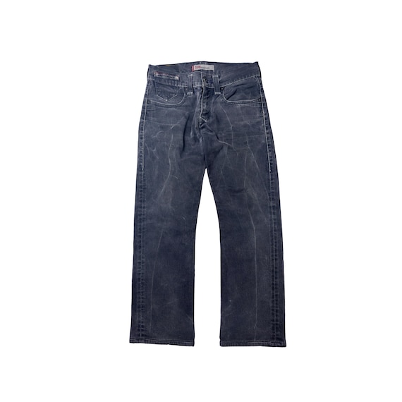 Levi’s 506 W32L32 フェード ダメージ デニム Y2K 雰囲気◎ Vintage Levi's 506 Jeans: Y2K Gray Wash, Button Flap Pocket (W30