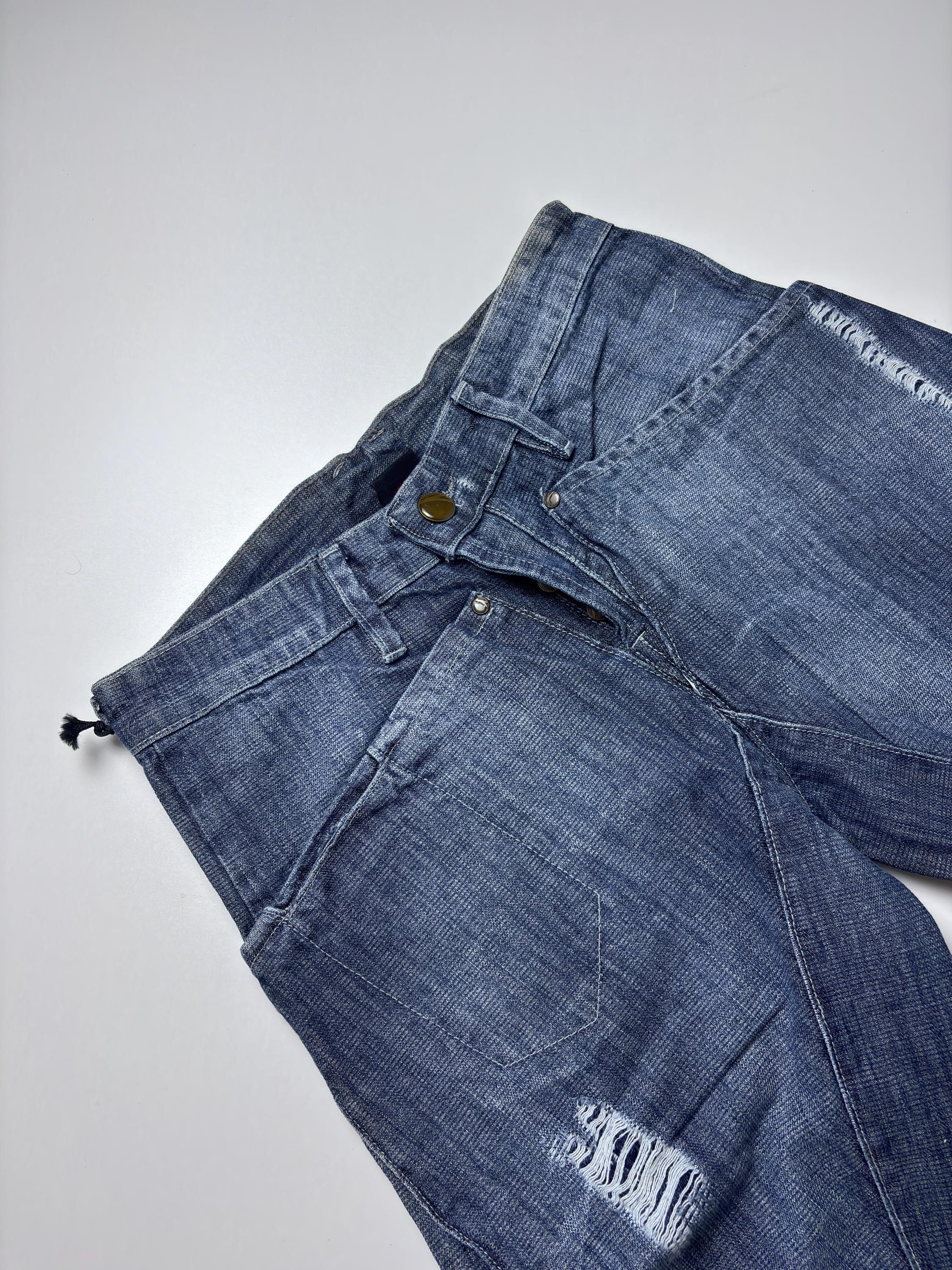 Vintage Levi's Engineered Jeans: Twisted Leg Distressed Denim (W38