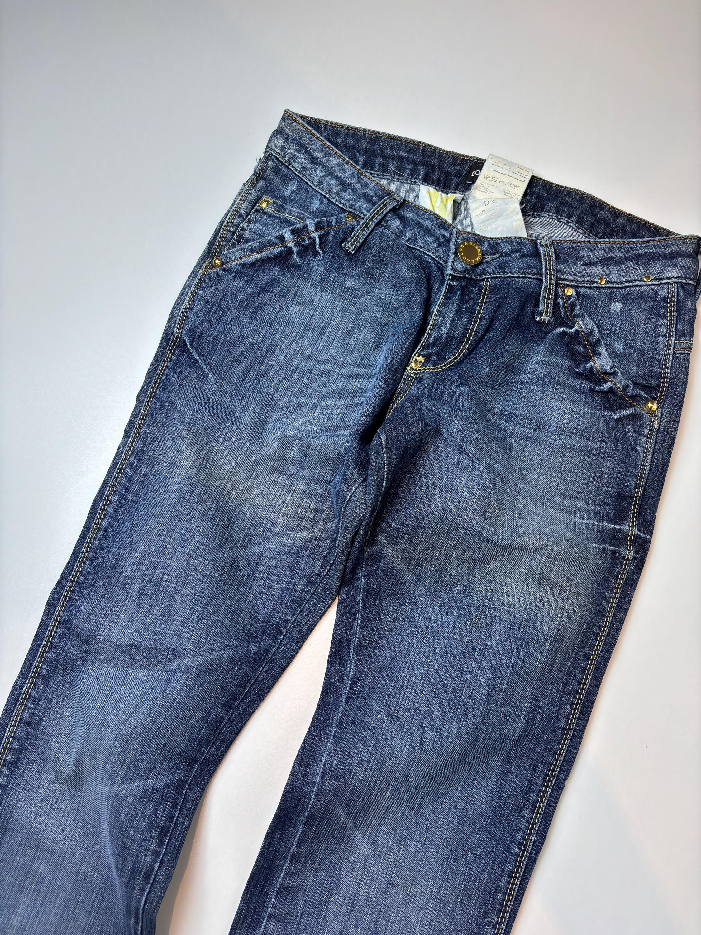 Vintage Dolce & Gabbana Jeans: Y2K Low Rise Denim, Italy Made - Etsy