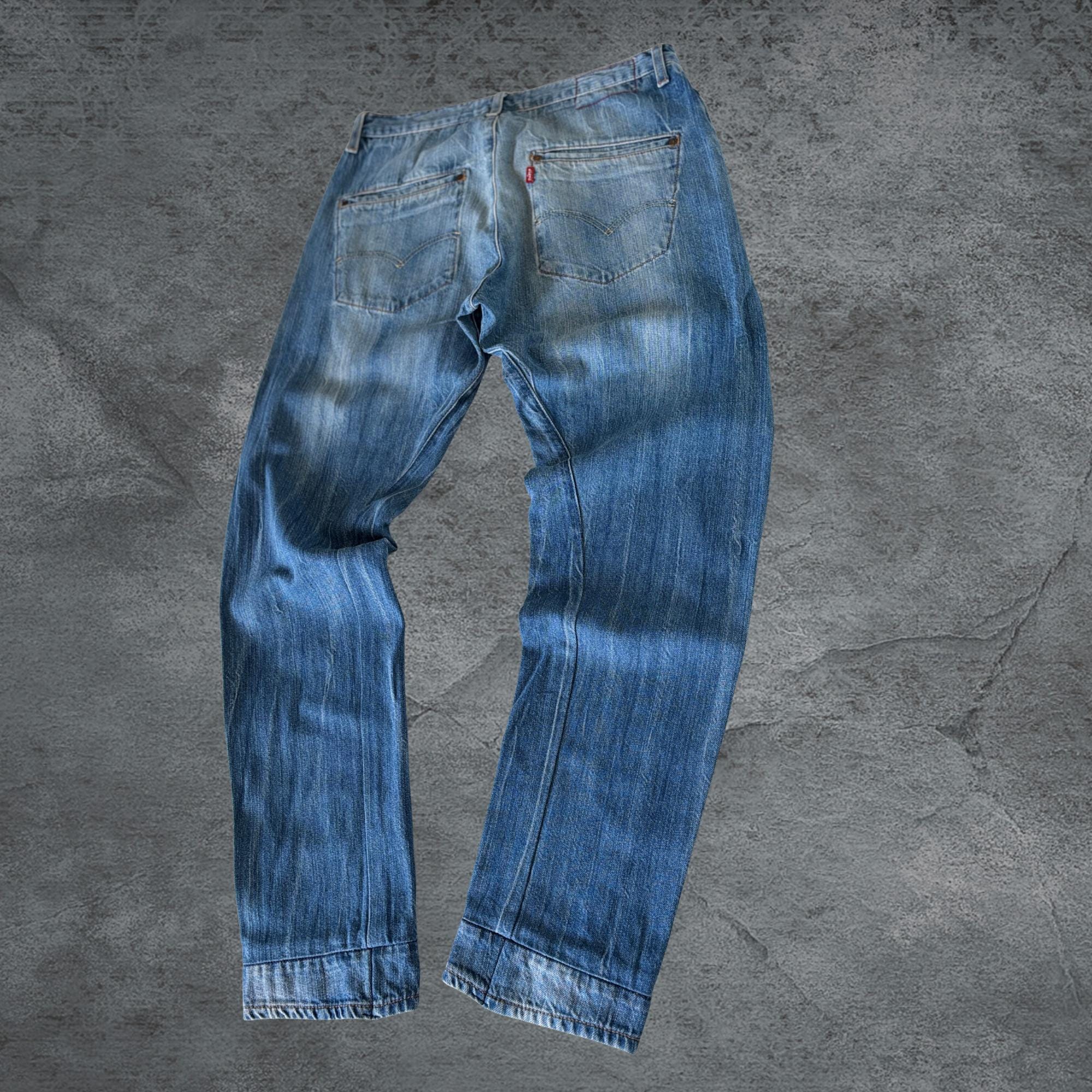 Levi's Engineered Jeans 32x32 Twisted Leg Red Tab Denim Pants Red