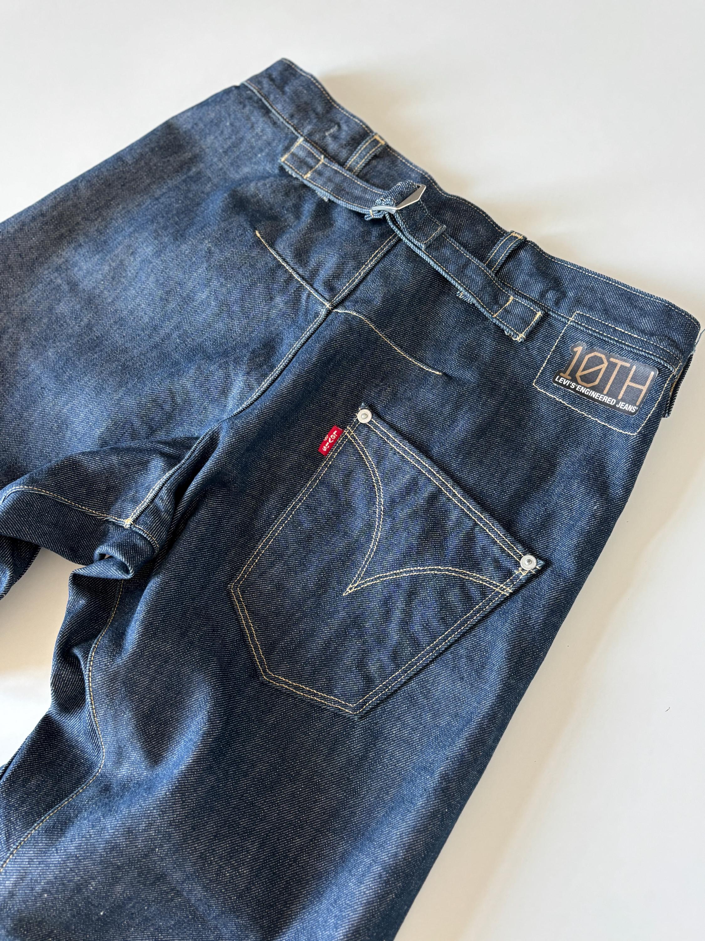 LEVI'S ENGINEERED JEANS W28 シンチバック リーバイスエンジニアードジーンズ/デニムパンツ/立体裁断