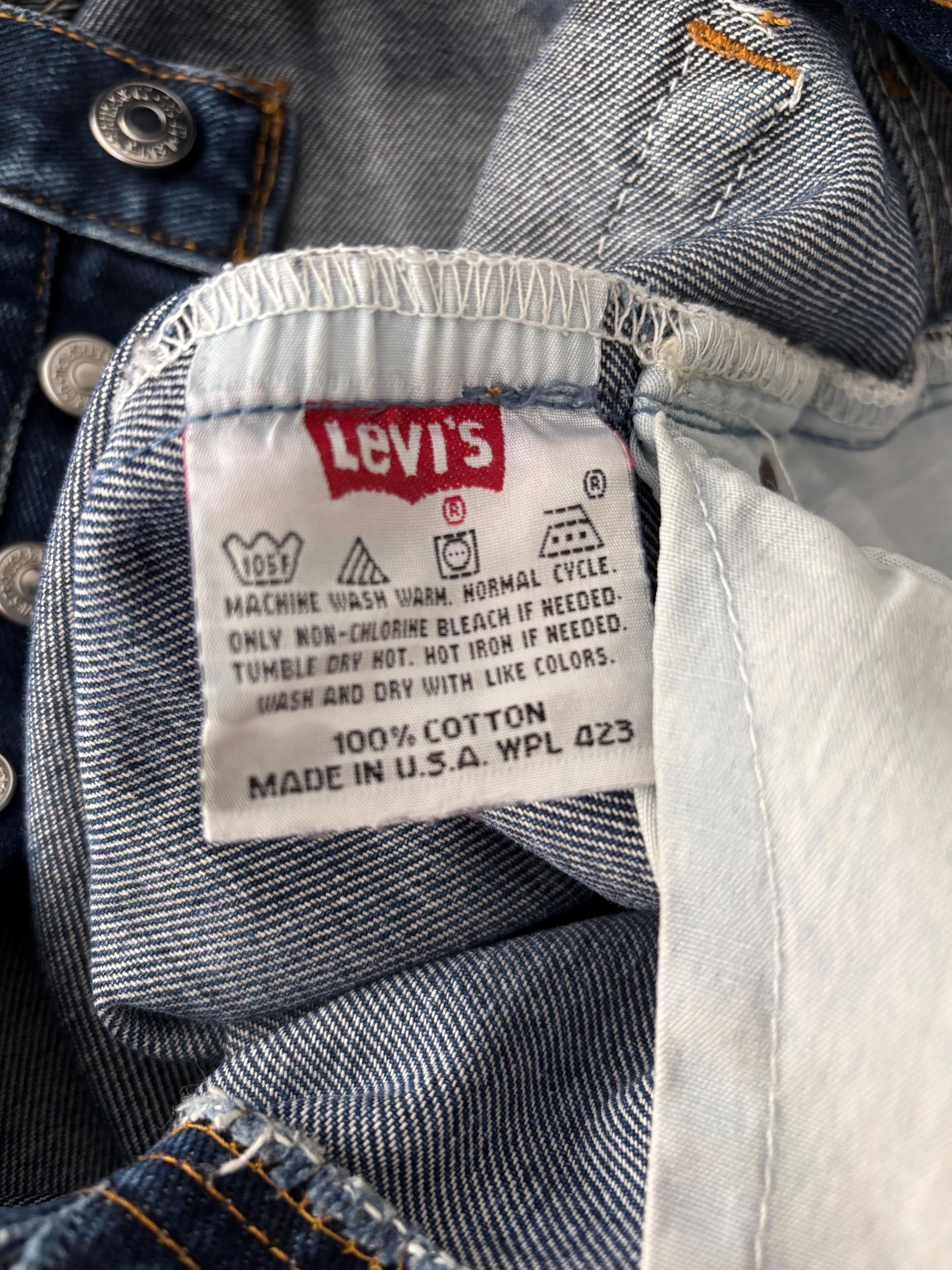Vintage Levi's 501 Jeans: 90s USA Made Classic Fit Denim W33 L30