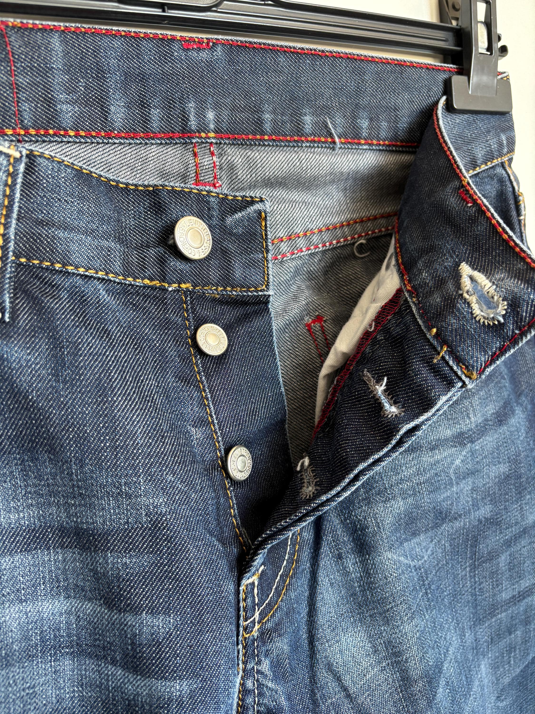 Vintage 90s Levi's 501 Jeans: USA Made Light Wash Denim, W31 L34