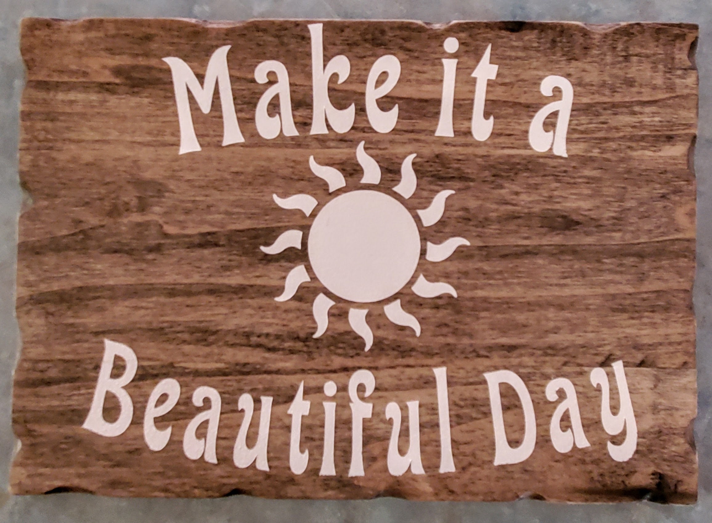 Make it a Beautiful Day handmade sign Etsy