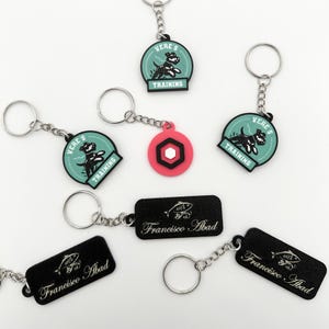 Custom 3D Keychain with Your Name – Unique Gift, Eco-Friendly PLA, Personalized Text or Logo