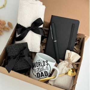 Cesto regalo personalizzato per la festa del papà, regali di compleanno per papà, scatola regalo per la festa del papà, regali per uomo, pacco regalo per lui, regali per papà, idee regalo per papà