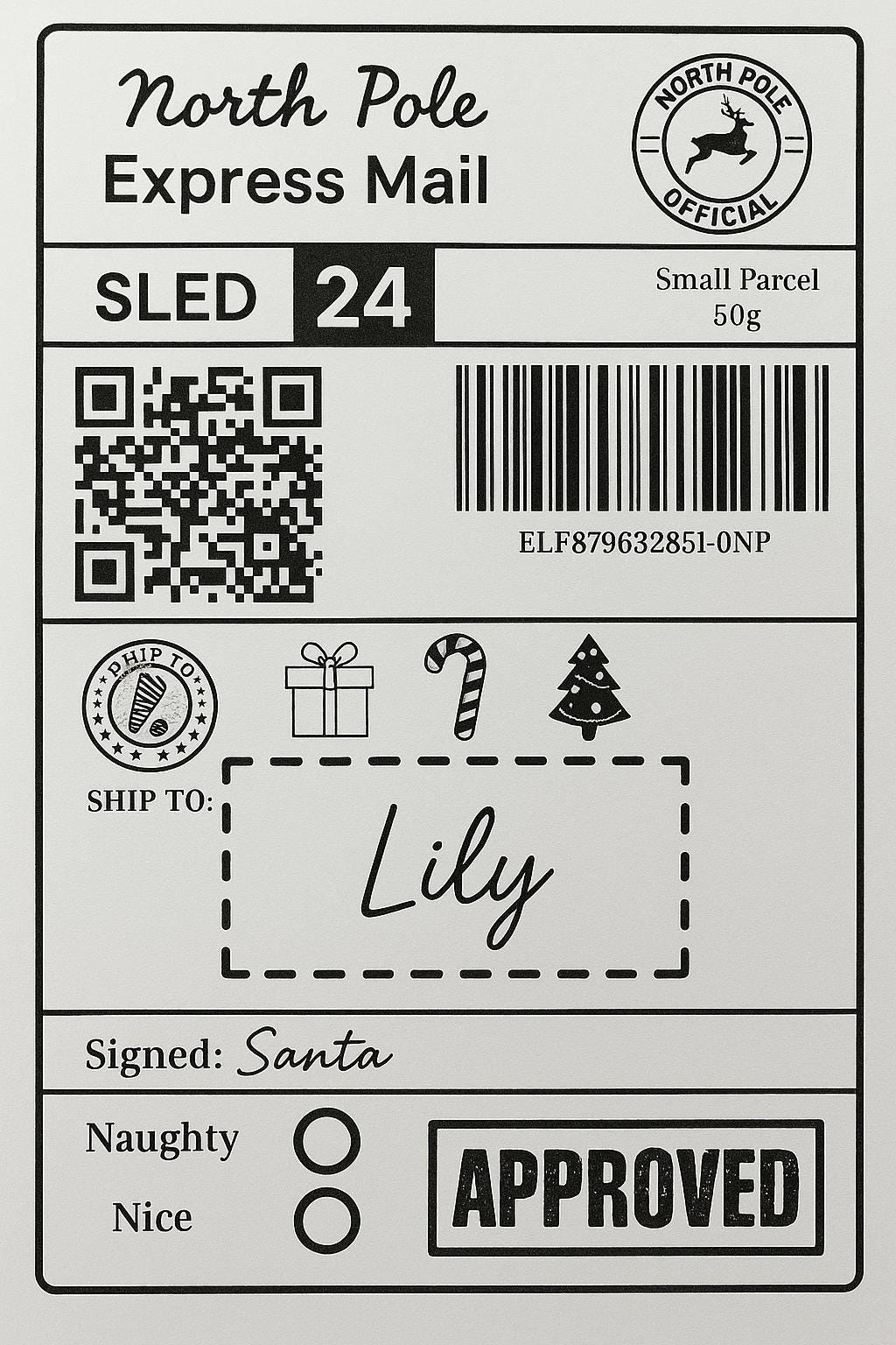 Santa Excel Tables Santa Tables - Etsy