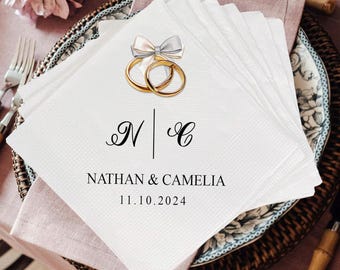 Customized Luxury Cocktail Napkins Wedding Disposable, Bar Napkins For Wedding, Custom Cocktail Beverage Dinner Napkin, Wedding Napkins
