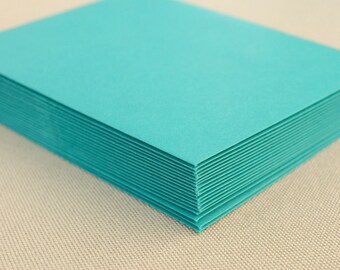 20 Bright Teal Envelopes - A2 Size