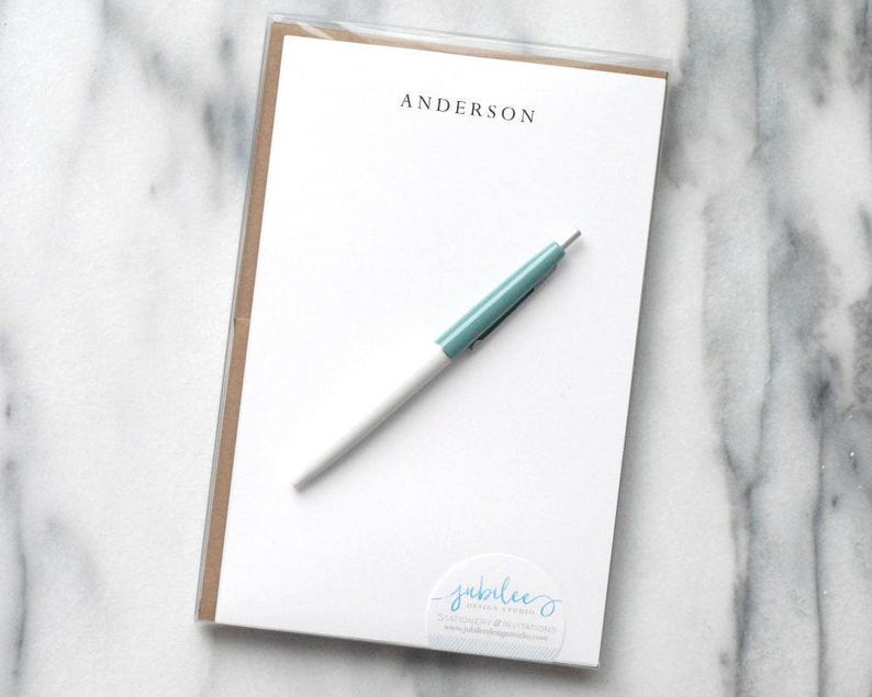 Personalized Stationery Paper Set: Custom Letterhead with Envelopes Bild 6