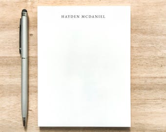 Custom Notepad with Name / Professional Small Notepad with Name / Personalized Memo Pad / Custom Notepad
