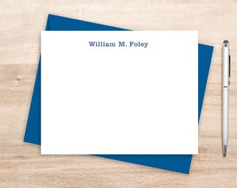 Personalized Stationery Cards with Envelopes: Classic Notecard Set