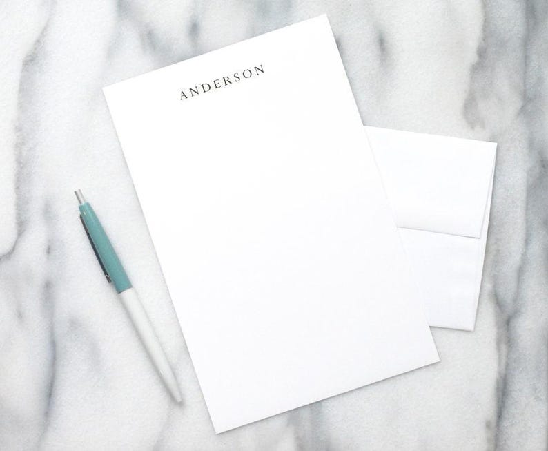 Personalized Stationery Paper Set: Custom Letterhead with Envelopes Bild 5