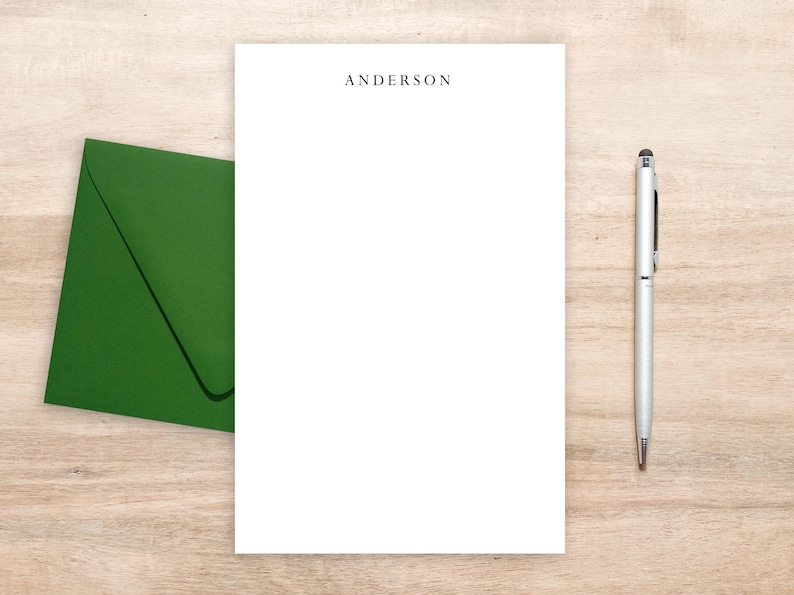 Personalized Stationery Paper Set: Custom Letterhead with Envelopes Bild 2