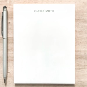 Professional Notepad with Name / Corporate Gift Notepad / Personalized Gift for Employees / Professional Christmas Gift for Team Members