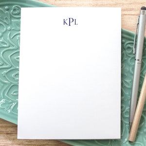 Personalized Monogrammed Notepad / Small Notepad with Monogram / Personal Notepad / Custom Notepad with Monogram / Memo Pad with Initials