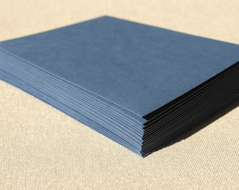 Navy Blue A2 Envelopes: Euro Flap, Set of 20