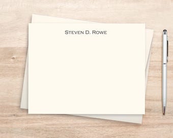 Personalized Notecard Set: Simple Professional Stationery