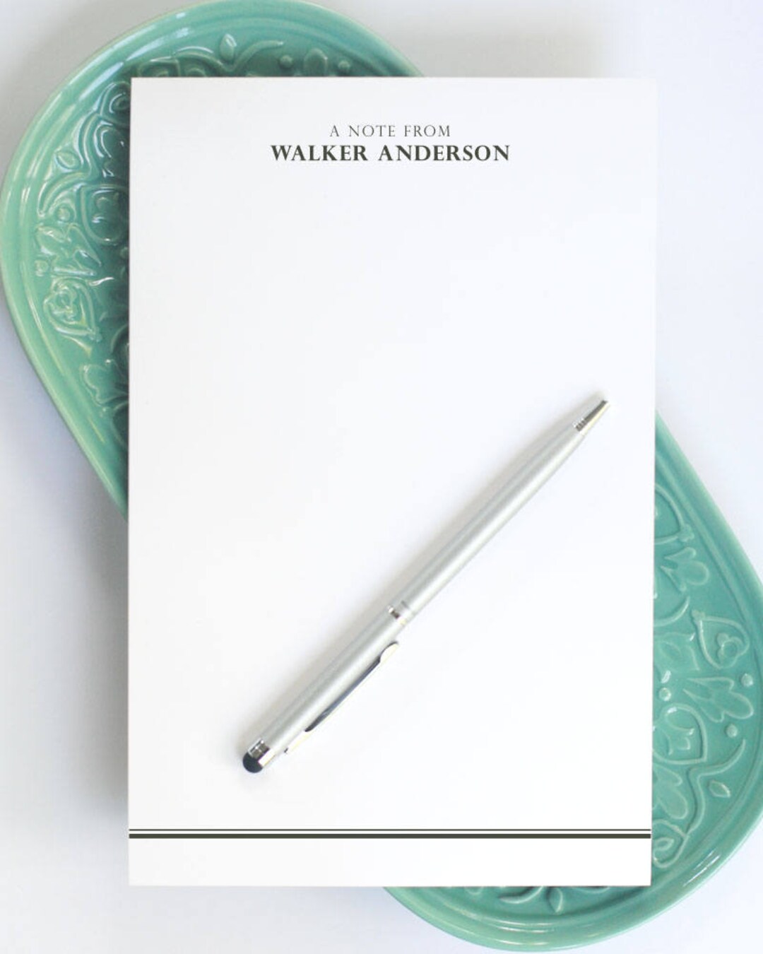 Personalized Large Notepad / Notepad With Name and Lines / Large ...