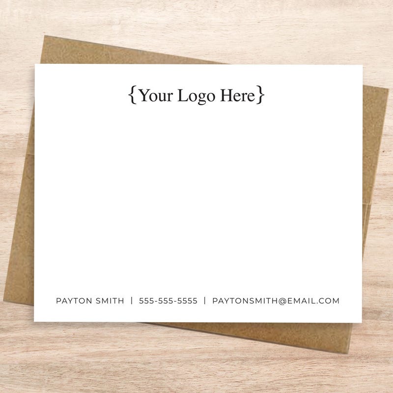 Printed Custom Notecards - Etsy