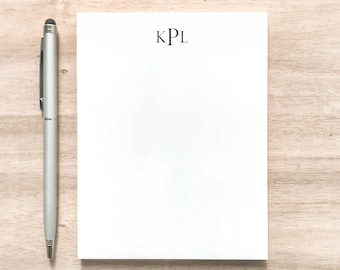 Personalized Monogrammed Notepad / Small Notepad with Monogram / Personal Notepad / Custom Notepad with Monogram / Memo Pad with Initials