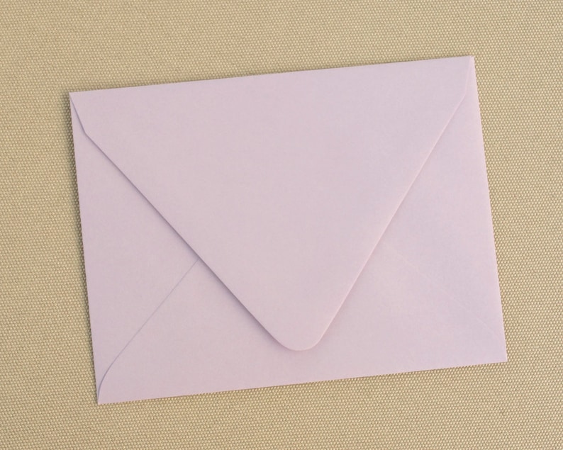 Lavender Envelopes / Set of 20 Light Purple Envelopes Etsy