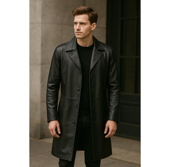 100%オリジナルシープレザーコート - Etsy 日本