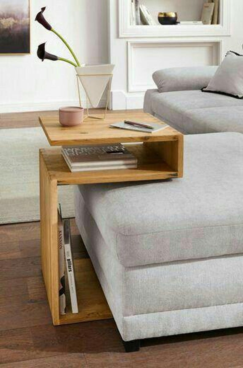 DIY Modern Wooden C Side Table Plans | Digital PDF Download - Etsy Canada